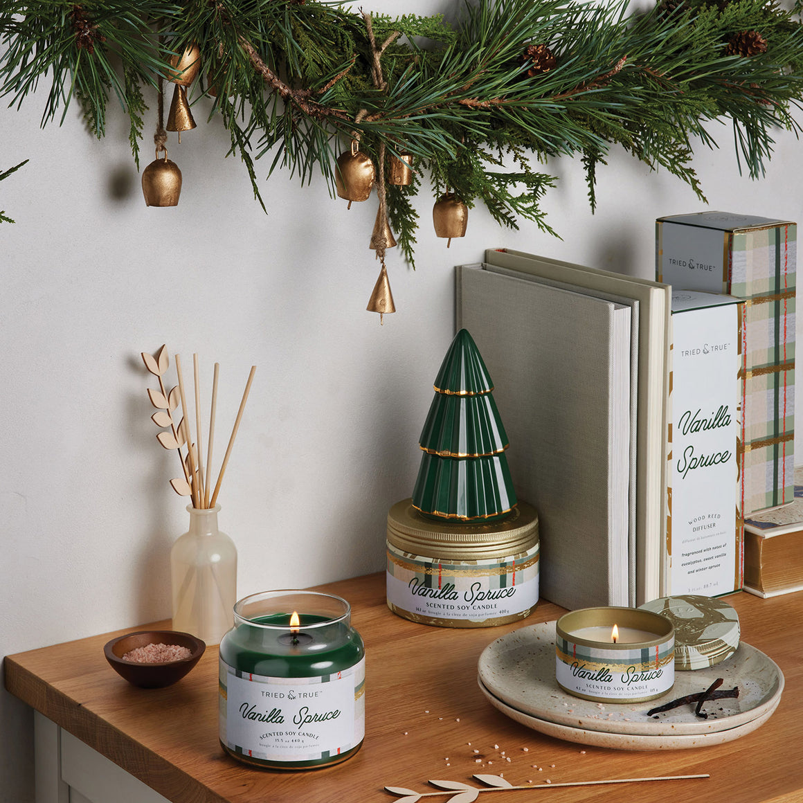 Candle | Vanilla Spruce Gilded Tree