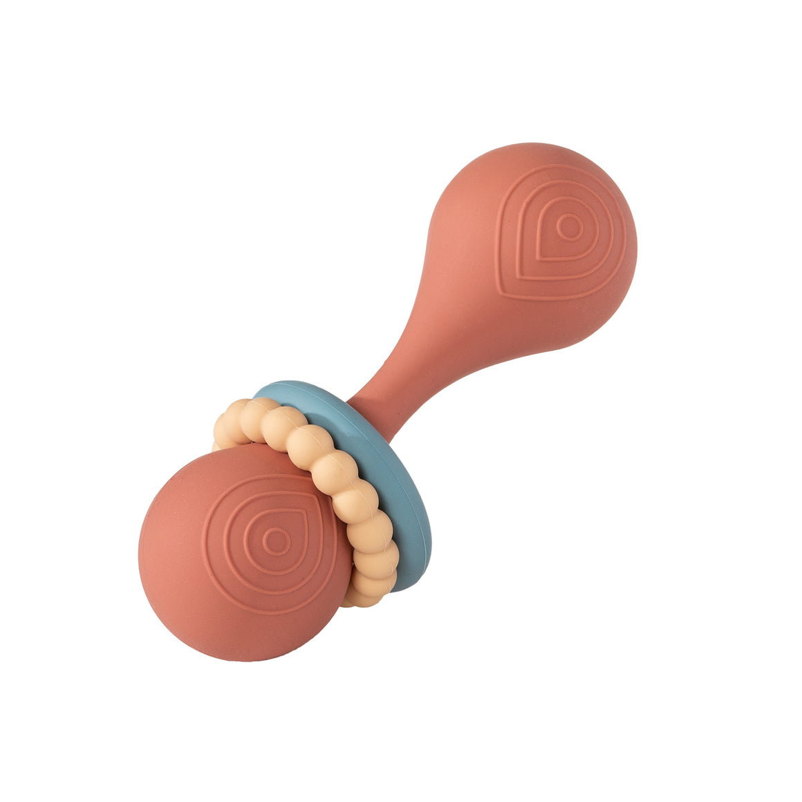 Rattle | Simply Silicone Red Clay