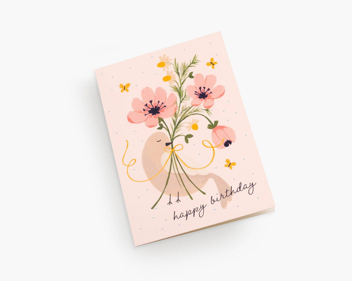 Birthday Greeting Card "Little Sparrow"