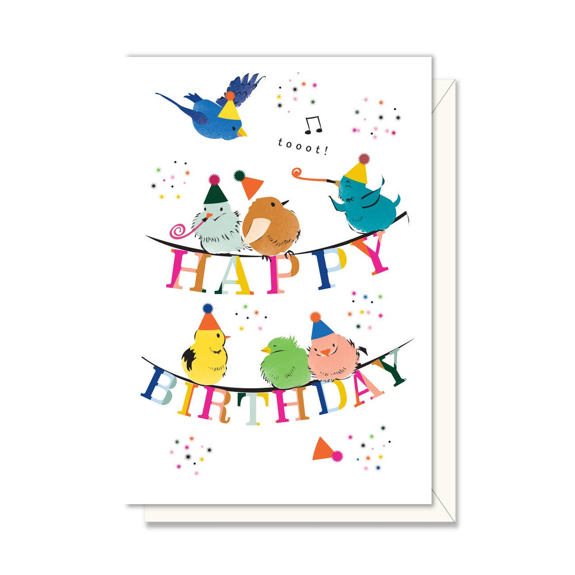 Party Birds Enclosure Card