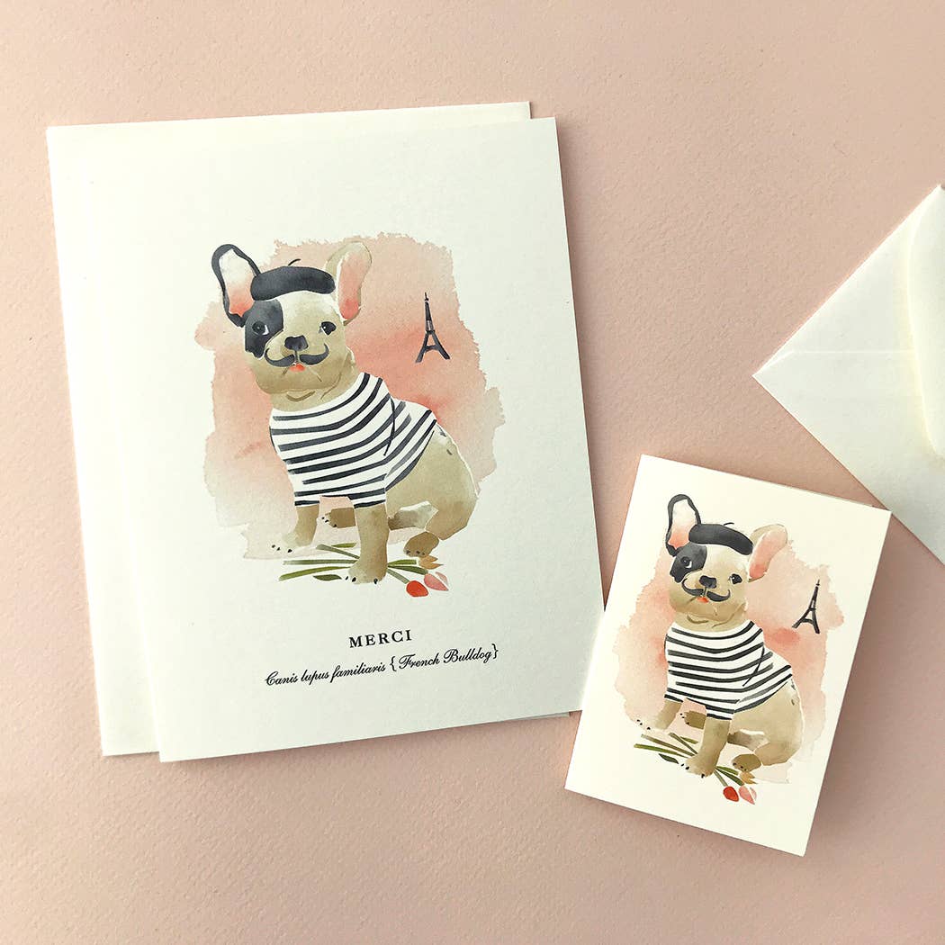 Frenchie Enclosure Card