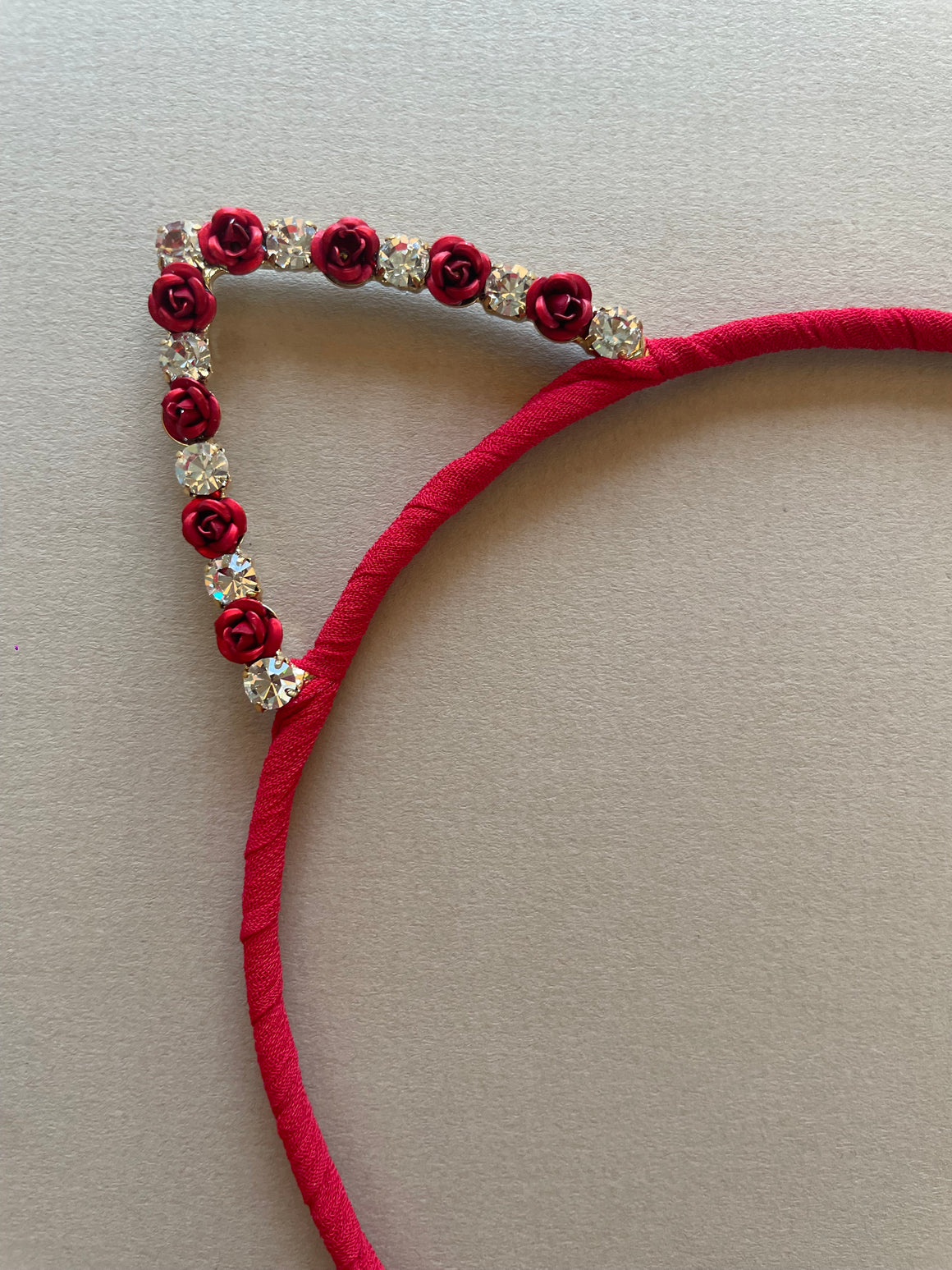 Headband | Cat Red Rose