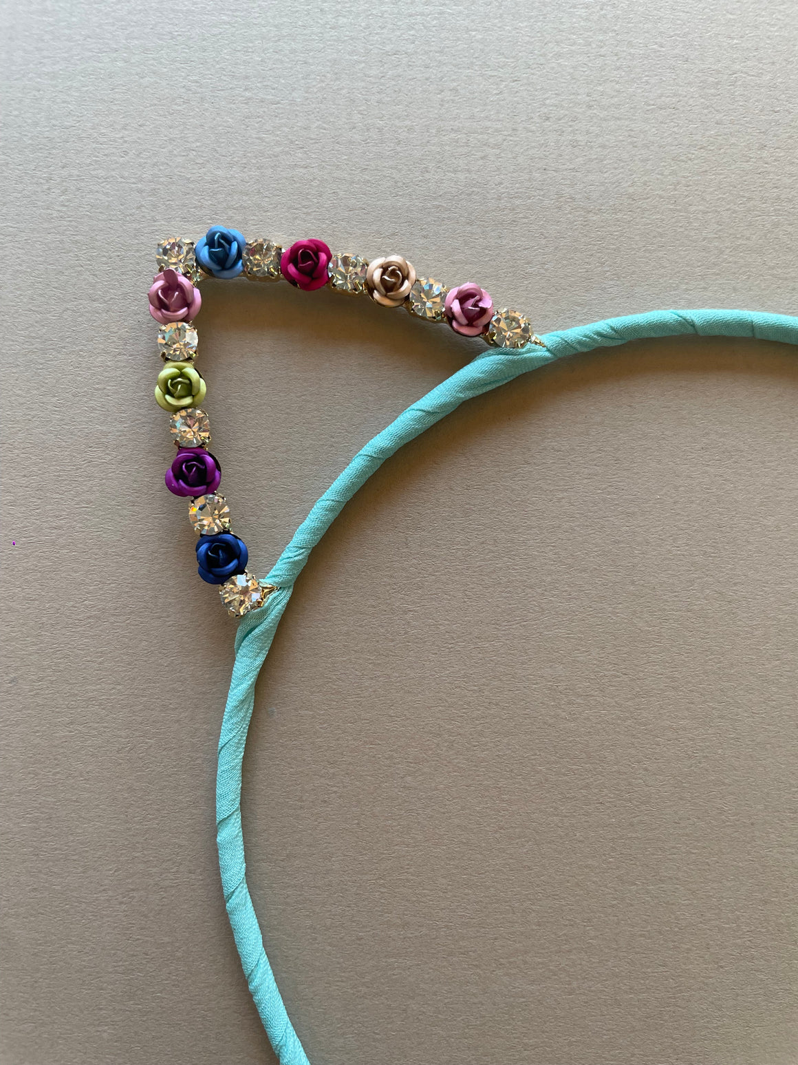 Headband | Cat Turquoise Multi Rose