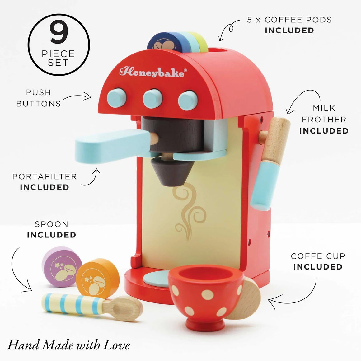 Toy | Wood Toy Coffee Machine