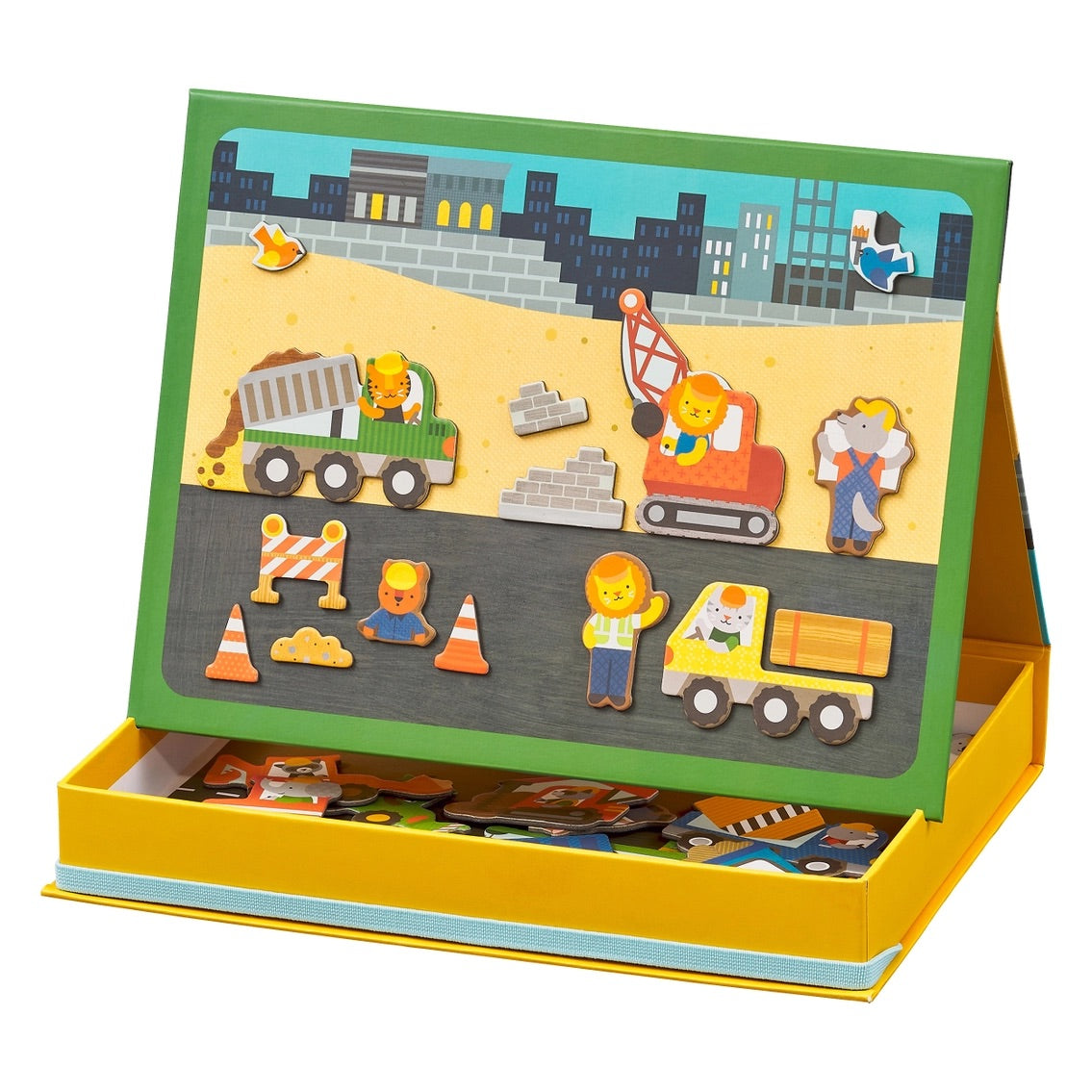 Magnetic Play Set | Construction Site Magnetic Play Scene