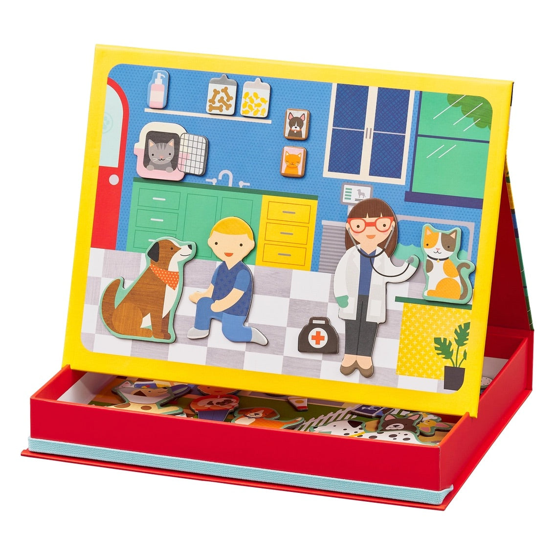 Magnetic Play Set | Pet Hospital Magnetic Play Scene