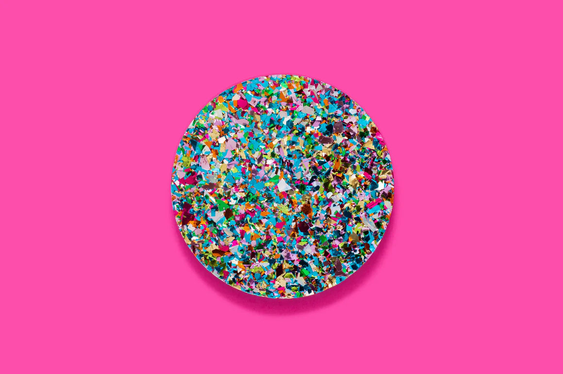 Acrylic Coaster | Confetti