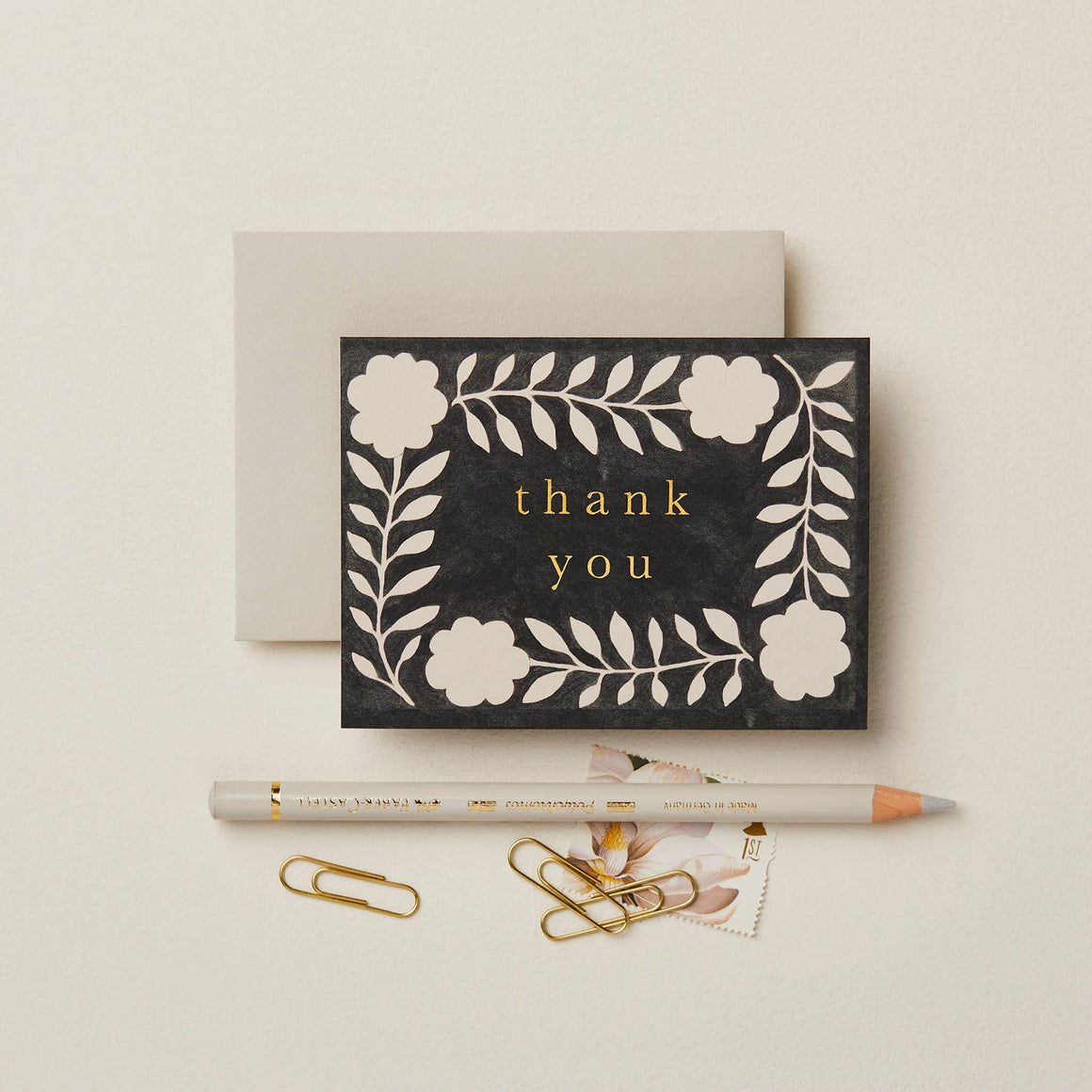 Ink Flora 'Thank You' Mini Card