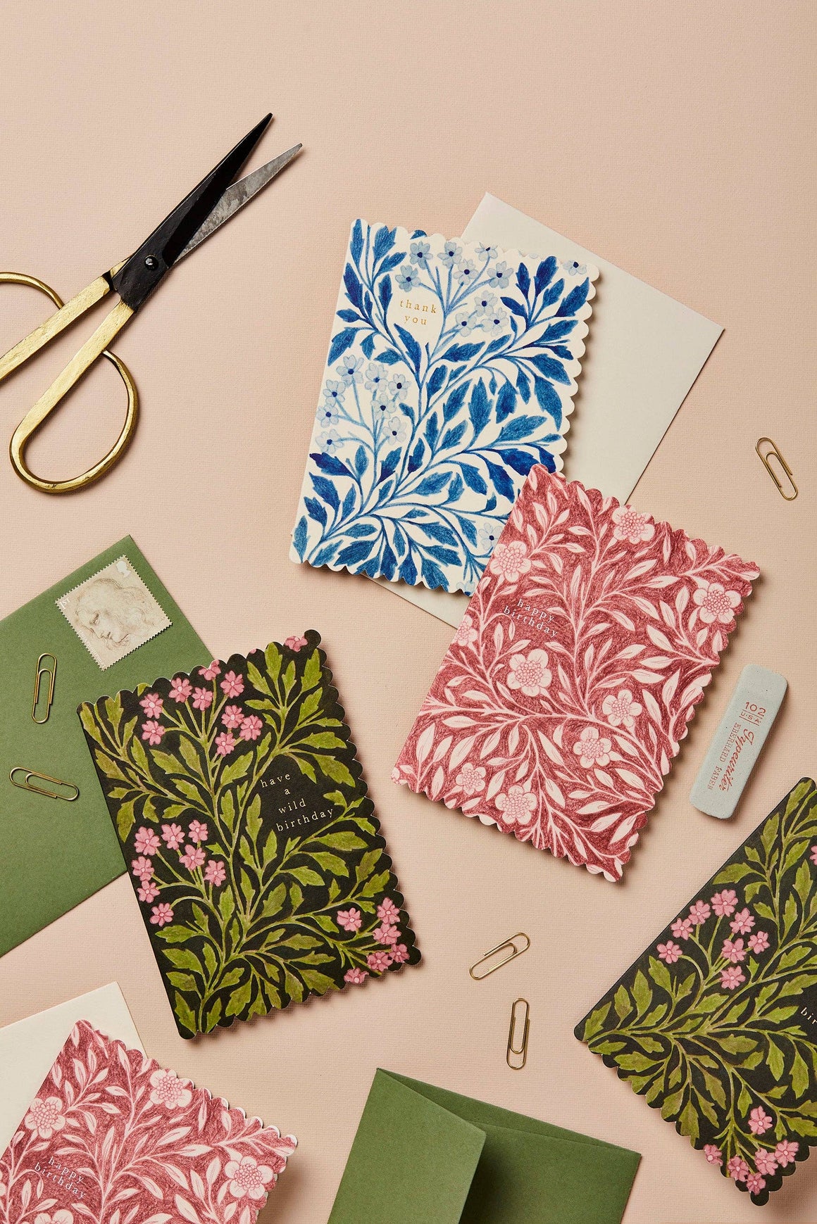 Green Flora 'Wild Birthday' Card