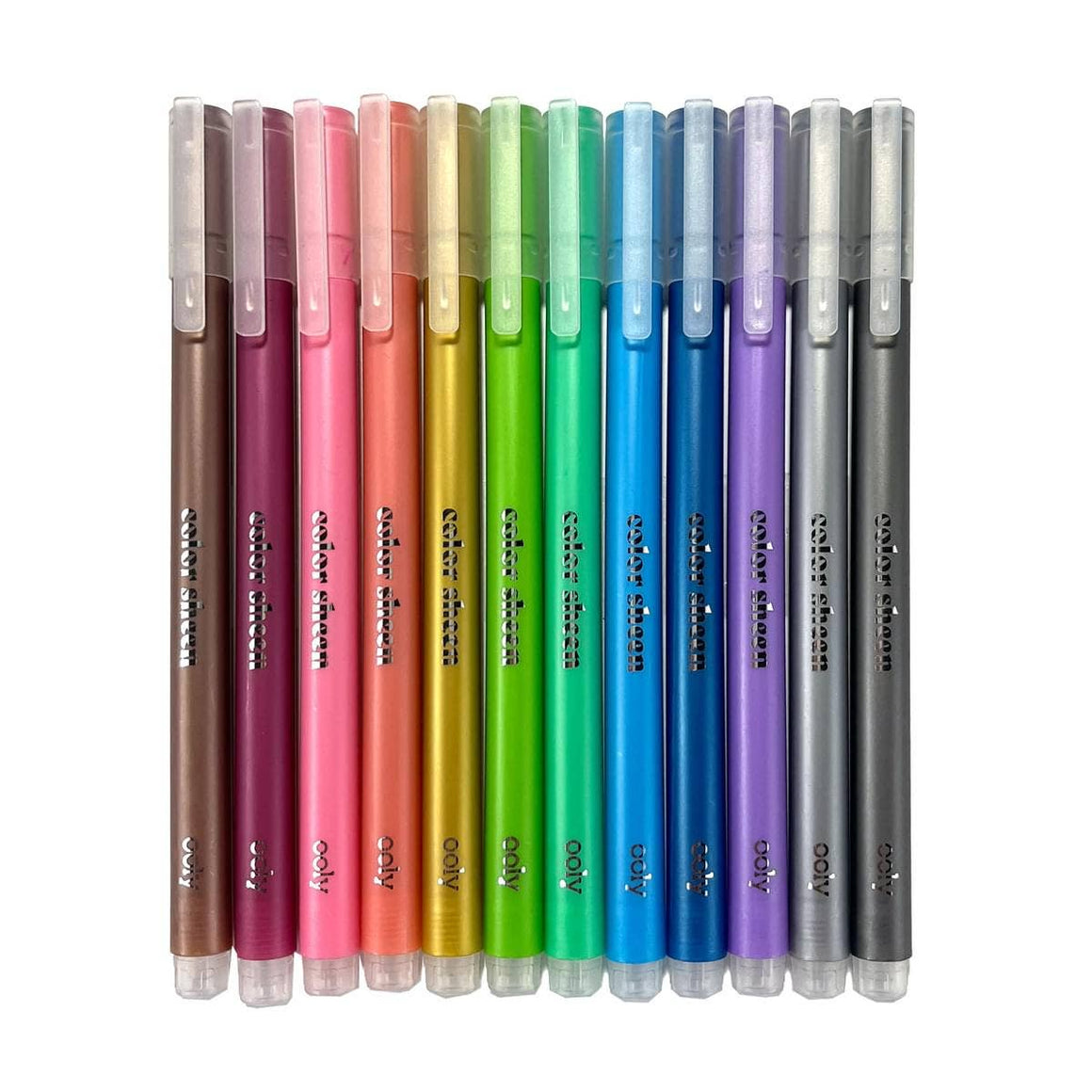 Color Sheen Metallic Gel Pens - Set of 12