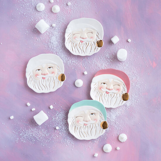 Papa Noel Cookie Plates